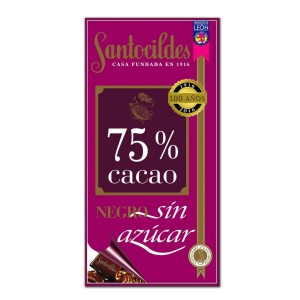 Chocolate Sin Azúcar 75%